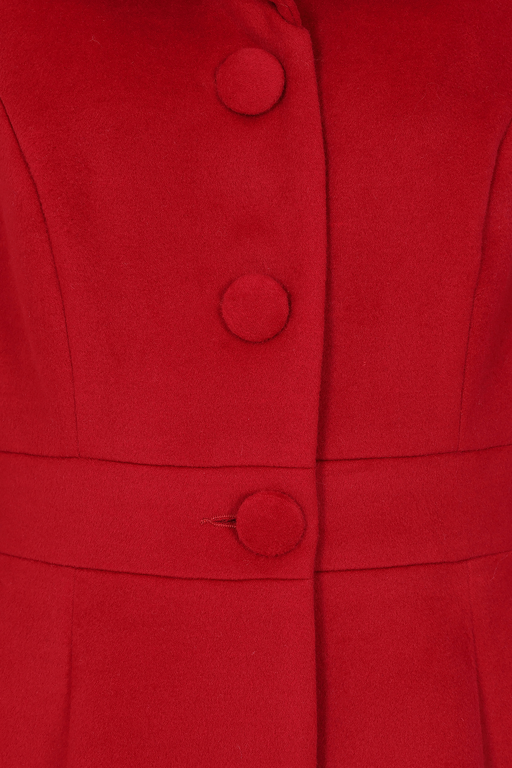 Seraphina Red Swing Coat in Extended Sizing